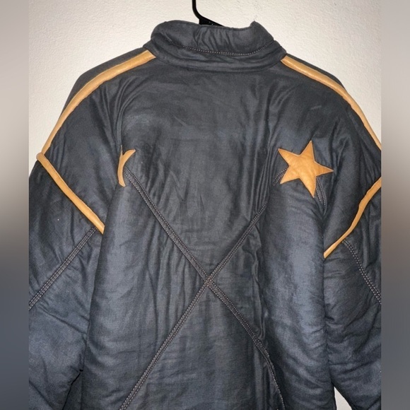 Vintage JEANS CHARLES de CASTELBAJAC Ko and Co puffer star bomber jacket 2 - Picture 10 of 13